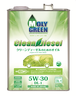 MOLYGREEN CLEAN DIESEL 5W-30 DL-1 (4л)