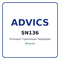 Колодки тормозные передние ADVICS SN136 SN136